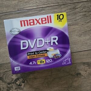 Maxell DVD+R 10 Pack, New